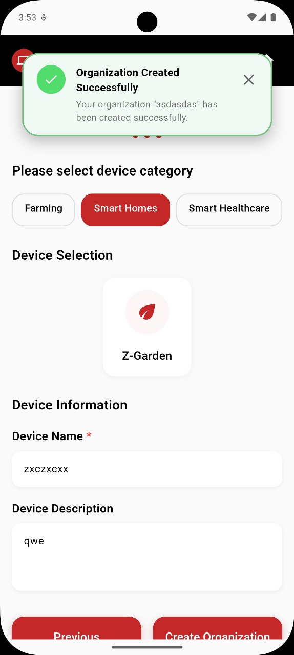 ZConnect Mobile App Screenshot 2